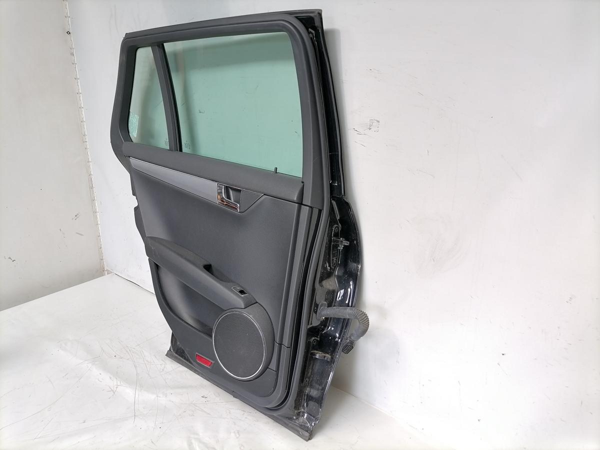 Mercedes C Klasse S204 original T&uuml;r hinten links 197 Obsidianschwarz Kombi Bj.2008